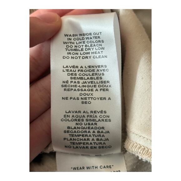 Good American GCBC090T Good Classic slim Bootcut Corduroy Pants Size 18 - Picture 7 of 7